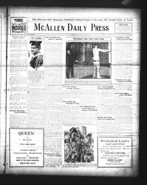McAllen Daily Press (McAllen, Tex.), Vol. 6, No. 124, Ed. 1 Monday, May 24, 1926