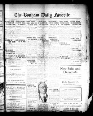 The Bonham Daily Favorite (Bonham, Tex.), Vol. 27, No. 82, Ed. 1 Saturday, October 11, 1924
