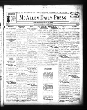 McAllen Daily Press (McAllen, Tex.), Vol. 7, No. 3, Ed. 1 Tuesday, December 20, 1927