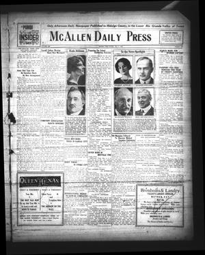 Primary view of object titled 'McAllen Daily Press (McAllen, Tex.), Vol. 6, No. 107, Ed. 1 Tuesday, May 4, 1926'.