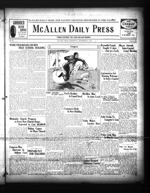 McAllen Daily Press (McAllen, Tex.), Vol. 6, No. 230, Ed. 1 Wednesday, September 28, 1927
