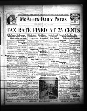 McAllen Daily Press (McAllen, Tex.), Vol. 6, No. 171, Ed. 1 Thursday, July 21, 1927