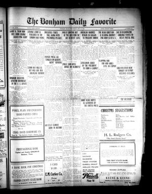The Bonham Daily Favorite (Bonham, Tex.), Vol. 27, No. 139, Ed. 1 Wednesday, December 17, 1924