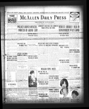 McAllen Daily Press (McAllen, Tex.), Vol. 5, No. 296, Ed. 1 Monday, December 13, 1926