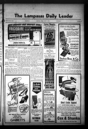 The Lampasas Daily Leader (Lampasas, Tex.), Vol. 35, No. 33, Ed. 1 Wednesday, April 13, 1938
