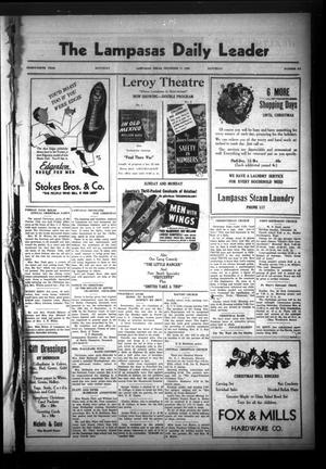 The Lampasas Daily Leader (Lampasas, Tex.), Vol. 35, No. 273, Ed. 1 Saturday, December 17, 1938