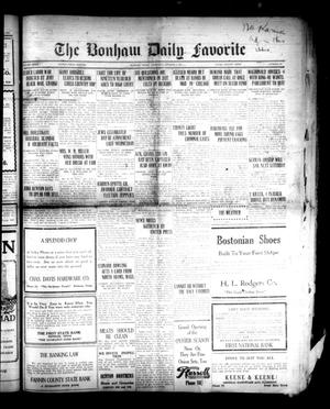The Bonham Daily Favorite (Bonham, Tex.), Vol. 27, No. 80, Ed. 1 Thursday, October 9, 1924