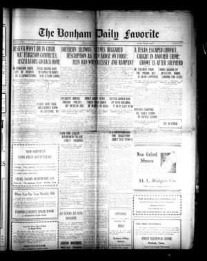 The Bonham Daily Favorite (Bonham, Tex.), Vol. 27, No. 219, Ed. 1 Friday, March 20, 1925