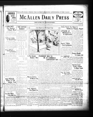 McAllen Daily Press (McAllen, Tex.), Vol. 6, No. 252, Ed. 1 Monday, October 24, 1927