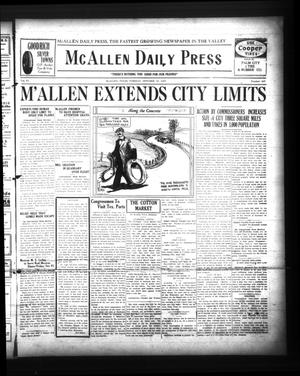 McAllen Daily Press (McAllen, Tex.), Vol. 6, No. 247, Ed. 1 Tuesday, October 18, 1927
