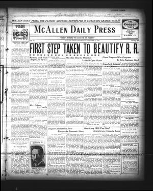 McAllen Daily Press (McAllen, Tex.), Vol. 5, No. 274, Ed. 1 Wednesday, November 17, 1926