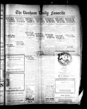 The Bonham Daily Favorite (Bonham, Tex.), Vol. 27, No. 135, Ed. 1 Friday, December 12, 1924