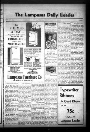 The Lampasas Daily Leader (Lampasas, Tex.), Vol. 35, No. 175, Ed. 1 Tuesday, August 23, 1938