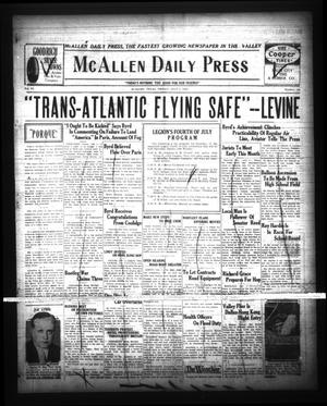 McAllen Daily Press (McAllen, Tex.), Vol. 6, No. 155, Ed. 1 Friday, July 1, 1927