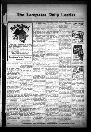 The Lampasas Daily Leader (Lampasas, Tex.), Vol. 35, No. 191, Ed. 1 Saturday, September 10, 1938