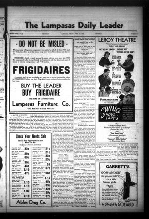 The Lampasas Daily Leader (Lampasas, Tex.), Vol. 35, No. 40, Ed. 1 Thursday, April 21, 1938