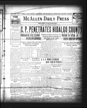McAllen Daily Press (McAllen, Tex.), Vol. 5, No. 275, Ed. 1 Thursday, November 18, 1926