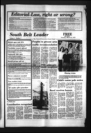 Primary view of object titled 'South Belt Leader (Houston, Tex.), Vol. 4, No. 7, Ed. 1 Wednesday, March 21, 1979'.