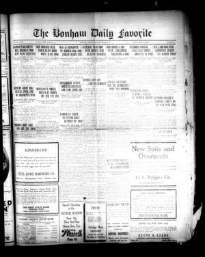 The Bonham Daily Favorite (Bonham, Tex.), Vol. 27, No. 86, Ed. 1 Thursday, October 16, 1924
