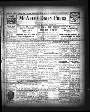 McAllen Daily Press (McAllen, Tex.), Vol. 5, No. 287, Ed. 1 Thursday, December 2, 1926