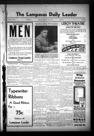 The Lampasas Daily Leader (Lampasas, Tex.), Vol. 35, No. 18, Ed. 1 Saturday, March 26, 1938