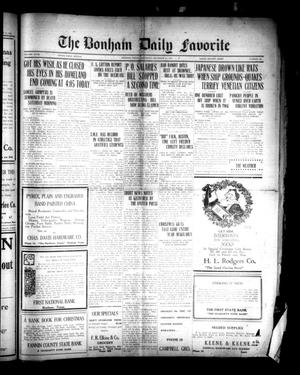 The Bonham Daily Favorite (Bonham, Tex.), Vol. 27, No. 136, Ed. 1 Saturday, December 13, 1924