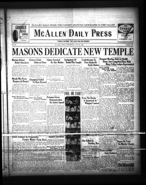 McAllen Daily Press (McAllen, Tex.), Vol. 6, No. 176, Ed. 1 Wednesday, July 27, 1927