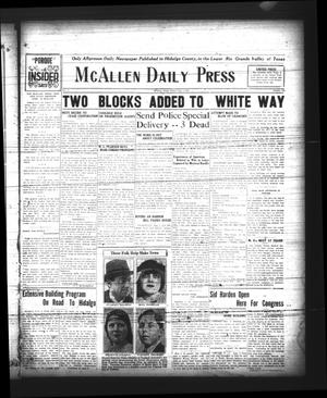 McAllen Daily Press (McAllen, Tex.), Vol. 5, No. 134, Ed. 1 Friday, June 4, 1926