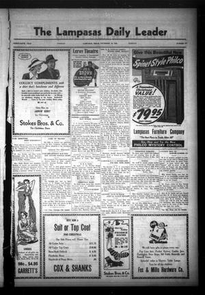 The Lampasas Daily Leader (Lampasas, Tex.), Vol. 35, No. 275, Ed. 1 Tuesday, December 20, 1938