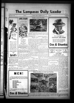 The Lampasas Daily Leader (Lampasas, Tex.), Vol. 35, No. 199, Ed. 1 Tuesday, September 20, 1938
