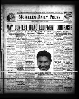 McAllen Daily Press (McAllen, Tex.), Vol. 6, No. 172, Ed. 1 Friday, July 22, 1927