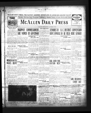 McAllen Daily Press (McAllen, Tex.), Vol. 5, No. 240, Ed. 1 Friday, October 8, 1926