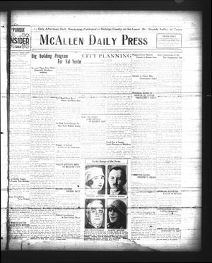 McAllen Daily Press (McAllen, Tex.), Vol. 5, No. 140, Ed. 1 Friday, June 11, 1926