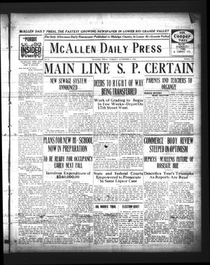 McAllen Daily Press (McAllen, Tex.), Vol. 5, No. 261, Ed. 1 Tuesday, November 2, 1926