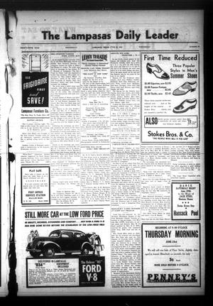 The Lampasas Daily Leader (Lampasas, Tex.), Vol. 35, No. 93, Ed. 1 Wednesday, June 22, 1938