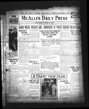 McAllen Daily Press (McAllen, Tex.), Vol. 5, No. 312, Ed. 1 Friday, December 31, 1926