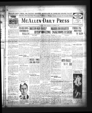 McAllen Daily Press (McAllen, Tex.), Vol. 5, No. 256, Ed. 1 Wednesday, October 27, 1926