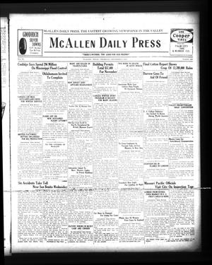 McAllen Daily Press (McAllen, Tex.), Vol. 6, No. 290, Ed. 1 Thursday, December 8, 1927