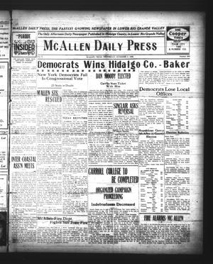 McAllen Daily Press (McAllen, Tex.), Vol. 5, No. 262, Ed. 1 Wednesday, November 3, 1926