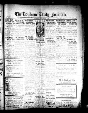 The Bonham Daily Favorite (Bonham, Tex.), Vol. 27, No. 137, Ed. 1 Monday, December 15, 1924