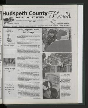Primary view of object titled 'Hudspeth County Herald and Dell Valley Review (Dell City, Tex.), Vol. 56, No. 6, Ed. 1 Friday, December 23, 2011'.