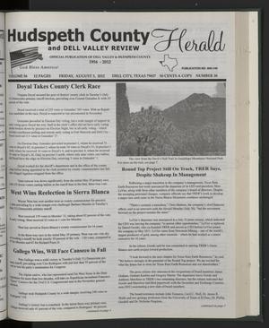 Hudspeth County Herald and Dell Valley Review (Dell City, Tex.), Vol. 56, No. 38, Ed. 1 Friday, August 3, 2012