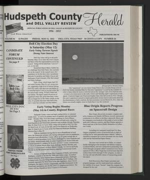 Hudspeth County Herald and Dell Valley Review (Dell City, Tex.), Vol. 56, No. 26, Ed. 1 Friday, May 11, 2012