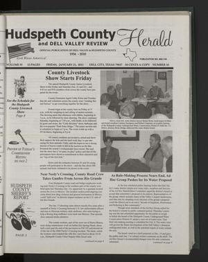 Hudspeth County Herald and Dell Valley Review (Dell City, Tex.), Vol. 55, No. 10, Ed. 1 Friday, January 21, 2011