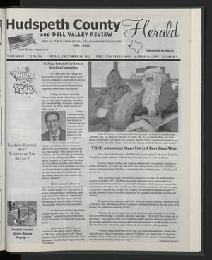 Hudspeth County Herald and Dell Valley Review (Dell City, Tex.), Vol. 57, No. 7, Ed. 1 Friday, December 28, 2012