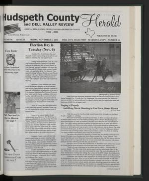 Hudspeth County Herald and Dell Valley Review (Dell City, Tex.), Vol. 56, No. 51, Ed. 1 Friday, November 2, 2012