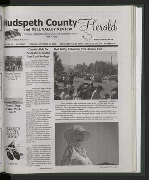 Primary view of object titled 'Hudspeth County Herald and Dell Valley Review (Dell City, Tex.), Vol. 55, No. 48, Ed. 1 Friday, October 14, 2011'.