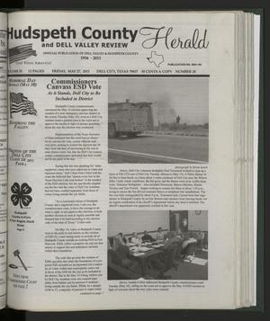 Primary view of object titled 'Hudspeth County Herald and Dell Valley Review (Dell City, Tex.), Vol. 55, No. 28, Ed. 1 Friday, May 27, 2011'.