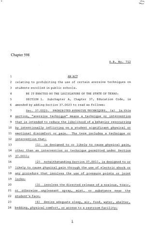 86th Texas Legislature, Regular Session, Senate Bill 712, Chapter 598
