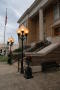 Photograph: [Stairs Outside Courthouse]